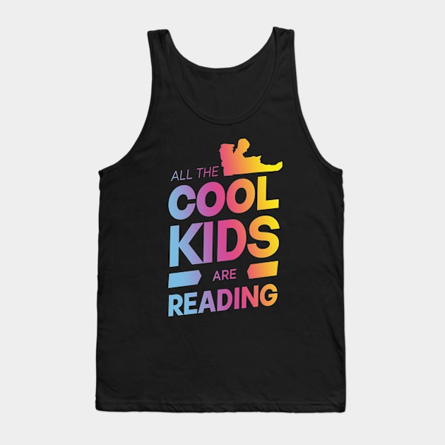 all the cool kids are reading on retro style Tank Top by rsclvisual